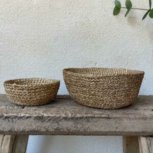 Bol en crochet d'abaca linen doré - S / M – Image 3
