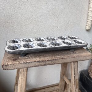 Jeu d’Awalé en Céramique Raku – Objet Ludique & Décoratif – Image 2