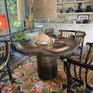 Table FLORES en bois de suar massif Diamètre 120 x 76 cm (Copie)