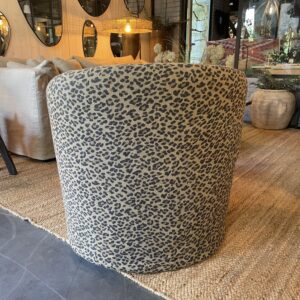 Fauteuil BOHO Twist – Lin Wabi Sabi imprimé Panthère - Maison de Vacances – Image 2
