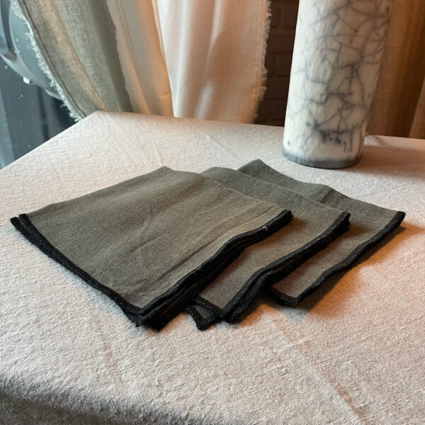 Serviette de table Yuri – Kaki